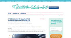 Desktop Screenshot of creatief-met-labels-en-lint.nl